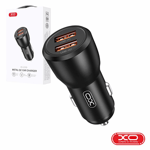 ADAPTADOR ISQUEIRO 2 USB-A 5V 18W QC-30W XO