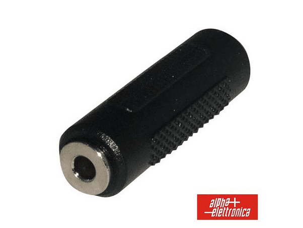 FICHA ADAPTADORA JACK 3.5MM FÊMEA / 3.5MM FÊMEA ST 1