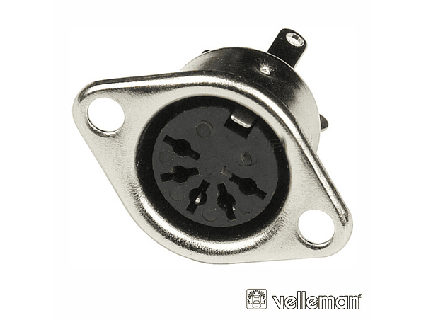 FICHA DIN 5P FÊMEA PAINEL VELLEMAN 1
