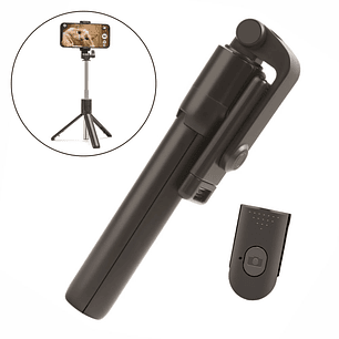 VARA TELESCÓPICA MONOPOD PARA SELFIES COM FUNÇÃO TRIPÉ