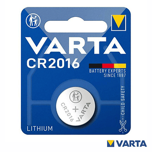 PILHA LÍTIO BOTÃO CR2016 3V BLISTER VARTA