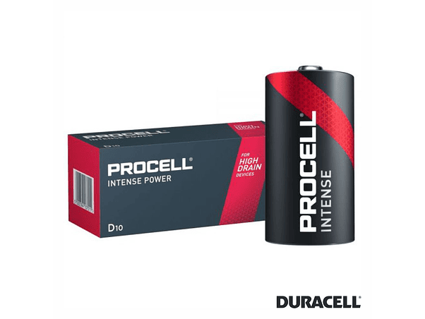 PILHA ALCALINA  LR20/D 1.5V MX1300 10X INTENSE POWER PROCELL 1