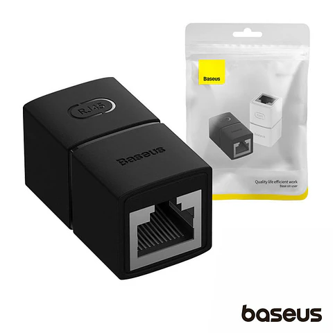 FICHA ADAPTADORA RJ45 8P8C FÊMEA / FÊMEA BASEUS