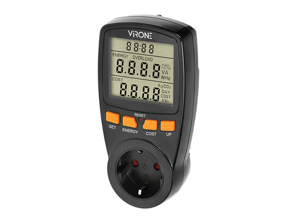 CONTADOR DE ENERGIA 230V/16A COM TOMADA VIRONE 1