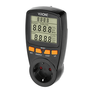 CONTADOR DE ENERGIA 230V/16A COM TOMADA VIRONE