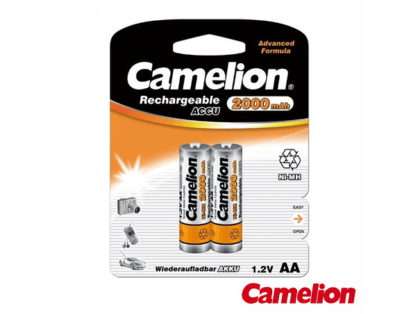 BATERIA NI-MH AA 1.2V 2300MAH 2X BLISTER CAMELION 1