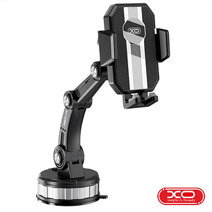 SUPORTE TELEMÓVEL GRAVITY COM VENTOSA PRETO XO