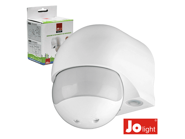 DETETOR DE MOVIMENTOS PIR IP44 JOLIGHT 1