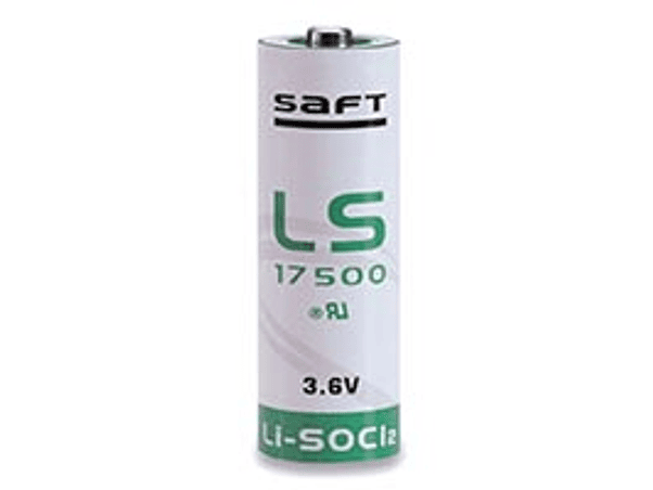 PILHA LÍTIO A/R23 LS17500 3.6V 3600MA SAFT 1