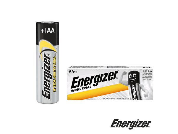 PILHA ALCALINA LR6/AA 1.5V 10X INDUSTRIAL ENERGIZER 1