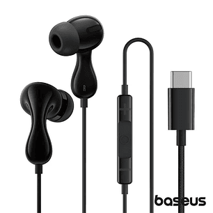 AUSCULTADORES STEREO COM FIOS E MICROFONE ENCOK CZ20 BASEUS