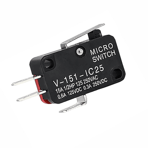 COMUTADOR MICRO SWITCH 15A COM PATILHA PEQUENA