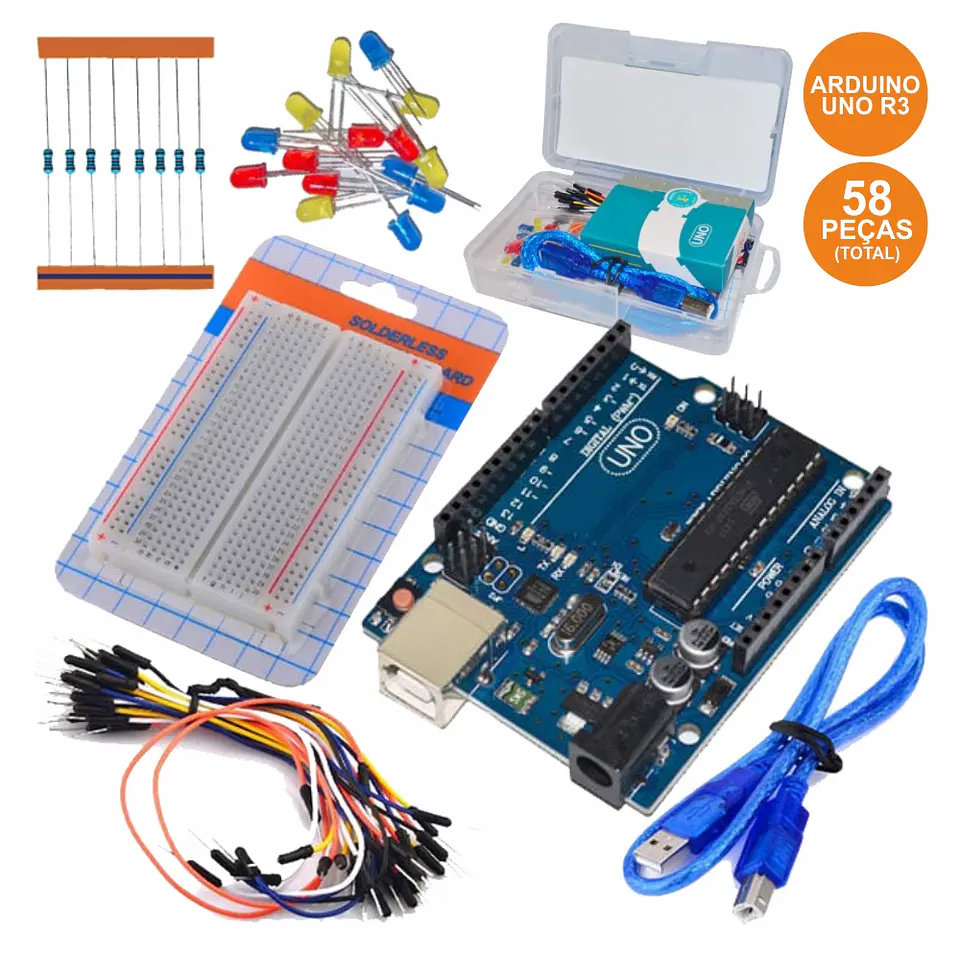 KIT INICIAÇÃO PARA ARDUINO BÁSICO 1