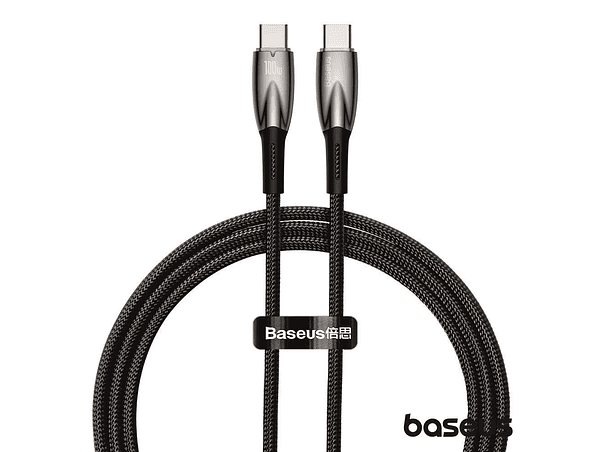 CABO USB-C MACHO PARA USB-C MACHO 100W 1M GLIMMER BASEUS 1