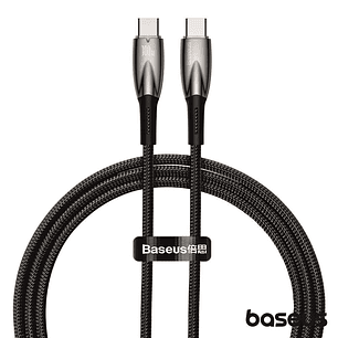 CABO USB-C MACHO PARA USB-C MACHO 100W 1M GLIMMER BASEUS