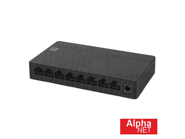 SWITCH DE REDE ETHERNET 8 PORTAS GIGABIT RJ45 ALPHA 1