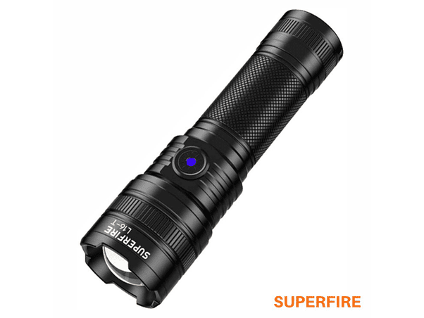 LANTERNA 15W 890LM IP43 ZOOM SUPERFIRE 1