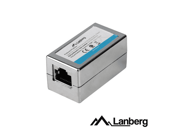FICHA ADAPTADORA RJ45 FÊMEA PARA RJ45 FÊMEA LANBERG 1