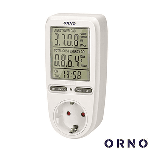 CONTADOR DE ENERGIA 230V/16A COM TOMADA ORNO