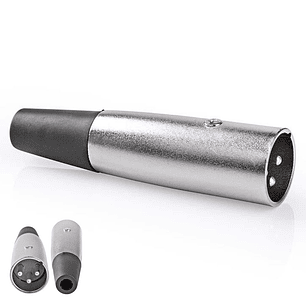 FICHA XLR 3P MACHO