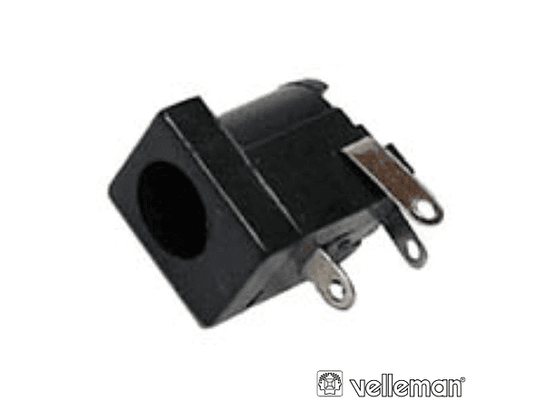 FICHA ALIMENTAÇÃO DC MACHO ATÉ 2.1X5.5MM PAINEL VELLEMAN 1