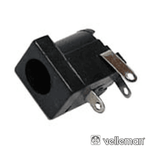 FICHA ALIMENTAÇÃO DC MACHO ATÉ 2.1X5.5MM PAINEL VELLEMAN