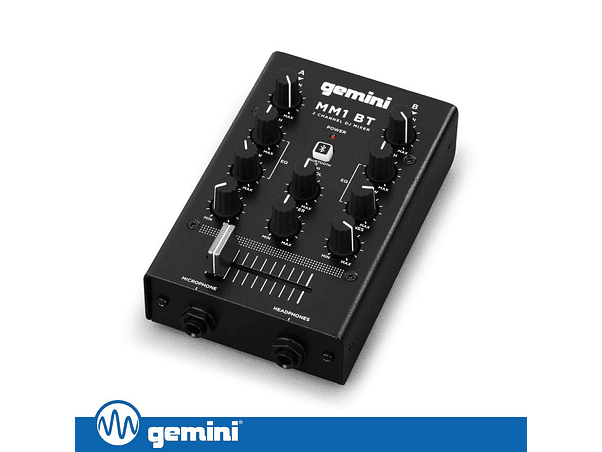 MESA DE MISTURA 2 CANAIS REC BLUETOOTH GEMINI 1