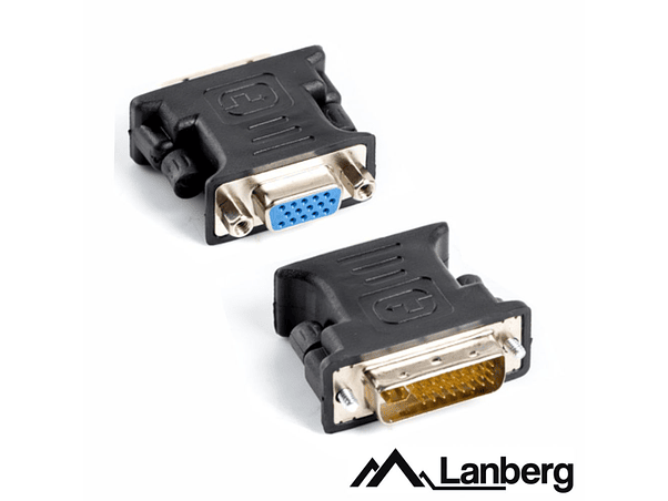 FICHA ADAPTADORA DVI-I MACHO / VGA FÊMEA LANBERG 1