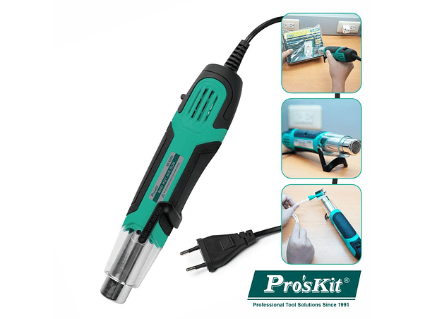 MINI PISTOLA DE AR QUENTE 250/500W 220V-240V PROSKIT 1
