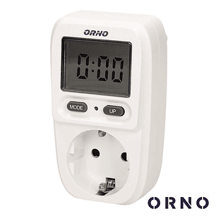CONTADOR DE ENERGIA 230V/16A COM TOMADA ORNO
