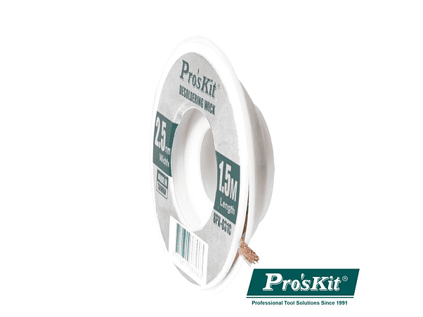 MALHA DESSOLDADORA 2.5MM 1.5M PROSKIT 1