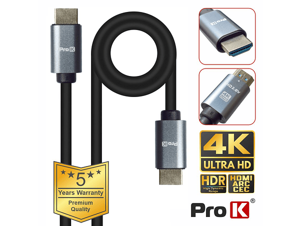 CABO HDMI 2.0 UHD 4K MACHO / MACHO 15M PROK 1