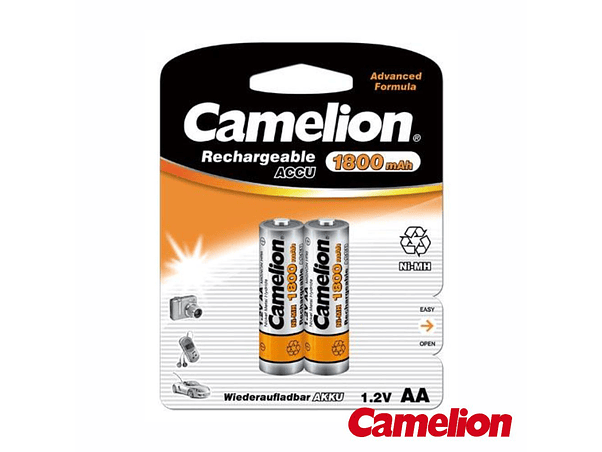 BATERIA NI-MH AA 1.2V 1800MAH 2X BLISTER CAMELION 1