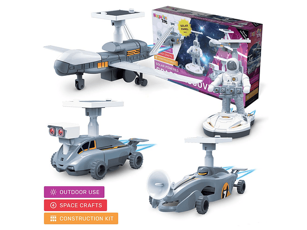 KIT EXPLORAÇÃO ESPACIAL SOLAR EDUCATIVO 4 EM 1 HAPPYFUN 1