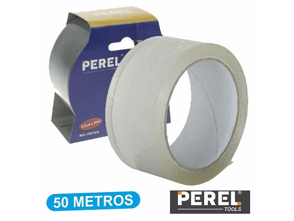 ROLO FITA-COLA TRANSPARENTE 50MMX50M PEREL 1