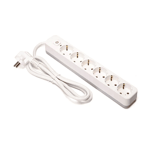 TOMADA ELÉTRICA COM 6 SAÍDAS COM INTERRUPTOR 1.5M 3G1.5