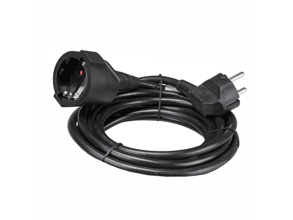 CABO EXTENSÃO TOMADA ELÉTRICA COM 1 SAÍDA 3M 3X1.5MM PRETO 1
