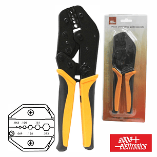 ALICATE DE CRAVAR FICHAS SMA, SMB, SMC, MCX