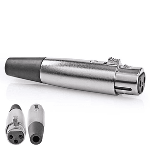 FICHA XLR 3P FÊMEA