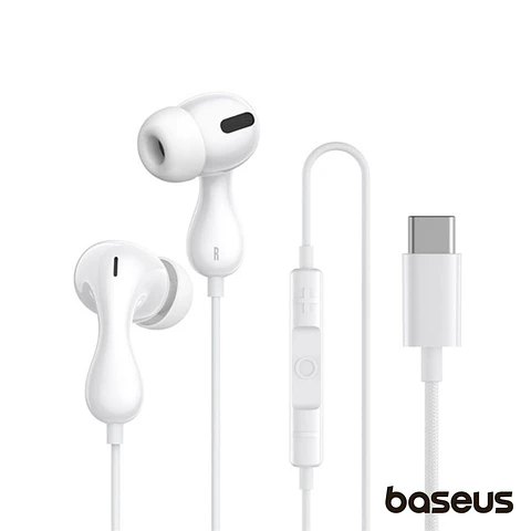 AUSCULTADORES STEREO COM FIOS E MICROFONE ENCOK CZ20 BASEUS