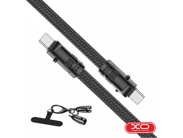 CABO USB-C MACHO / USB-C MACHO 60W 1.2M XO 1