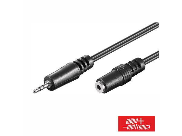 CABO JACK 3.5MM MACHO / JACK 3.5MM FÊMEA 5M ST 1