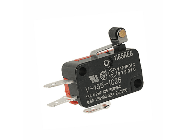 COMUTADOR MICRO SWITCH 15A COM PATILHA PEQUENA E RODÃ­ZIO 1