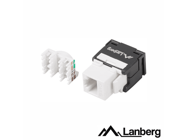FICHA RJ45 MODULAR 8P8C CAT6 KEYSTONE 180º LANBERG 1