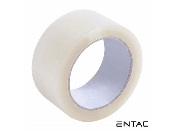 FITA COLA TRANSPARENTE 50MM X 50M ENTAC 1