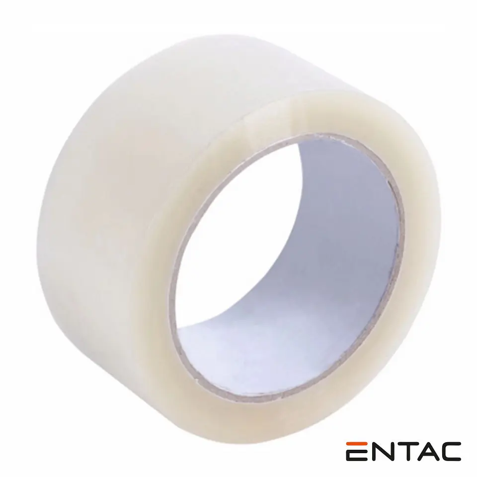 FITA COLA TRANSPARENTE 50MM X 50M ENTAC 1
