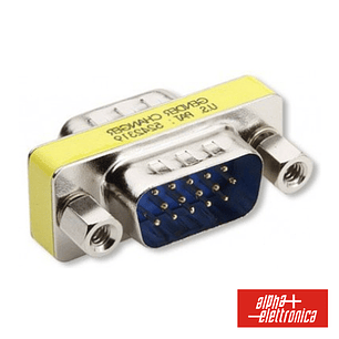 FICHA ADAPTADORA VGA 15P HD FÊMEA / VGA 15P HD MACHO