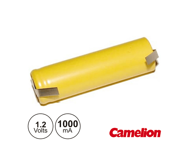 BATERIA NI-CD AA 1.2V 1000MA COM PATILHAS CAMELION 1