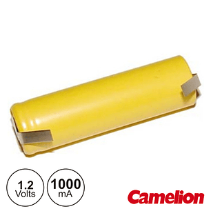 BATERIA NI-CD AA 1.2V 1000MA COM PATILHAS CAMELION