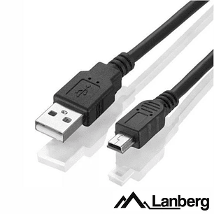 CABO USB-A 2.0 MACHO / MICRO USB-B MACHO 1.8M LANBERG